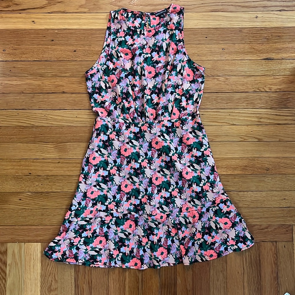 J. Crew Mercantile Dress - Green, Periwinkle, Neon Pink - Size 8
